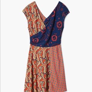 Mango Contrasting print dress